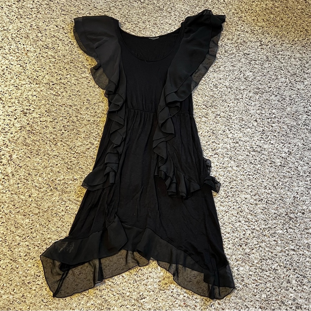 H&M Black Flowy Dress